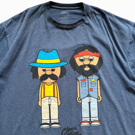 Cheech & Chong / Printed Tee / Navy XXL / Used