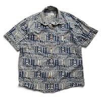 00's ORVIS / Patterned Field Shirt / L / Used