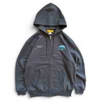 Color at Against Originals /  Mood Full Zip Hoodie / charcoal