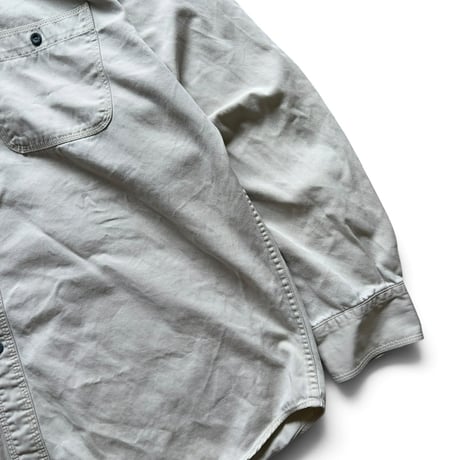 00's GAP / 2Pocketed Work Shirt / Natural XL / Used
