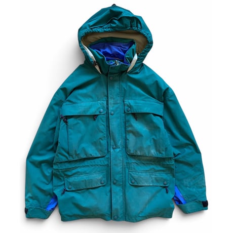 Made in USA / 90's L.L.Bean / North Col. Gore-tex Nylon Jacket / Forest M / Used
