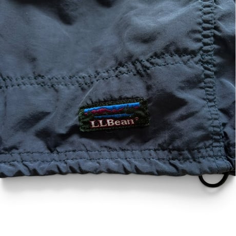 90's L.L.Bean / Packable Nylon Anorak / Navy L / Used