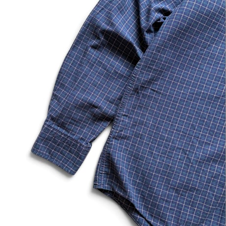 Made in USA / 90's L.L.Bean / Plaid B.D.Shirt / L / Used