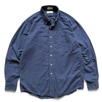 Made in USA / 90's L.L.Bean / Plaid B.D.Shirt / L / Used