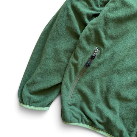 L.L.Bean / Full Zip POLARTEC Fleece / Green L / Used