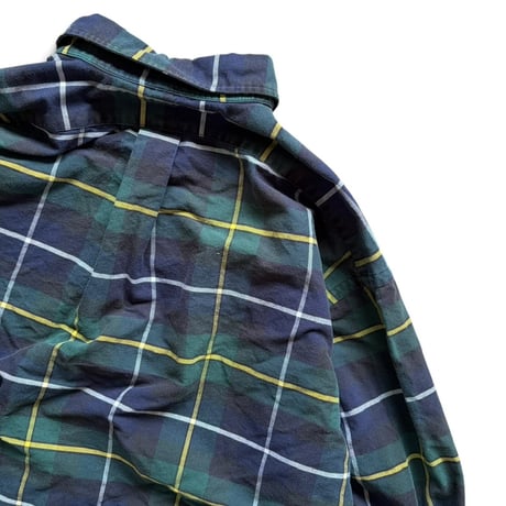 Ralph Lauren / "BIG SHIRT" Plaid B.D.Shirt / L / Used