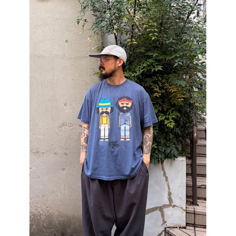 Cheech & Chong / Printed Tee / Navy XXL / Used