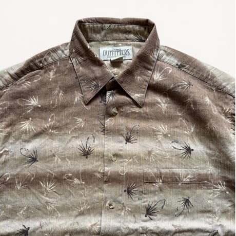 Fly Patterned Shirt / L / Used