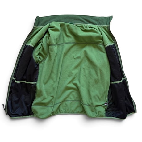 L.L.Bean / Full Zip POLARTEC Fleece / Green L / Used
