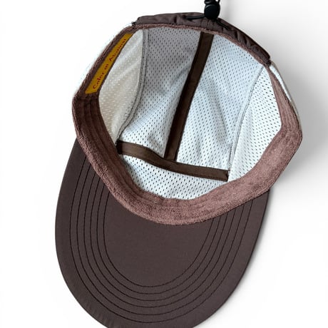 Color at Against Originals / Rip Stop Nylon Long-Bill Cap / Brown