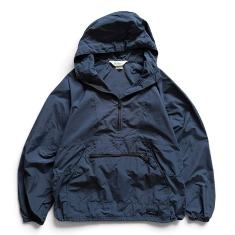 90's L.L.Bean / Packable Nylon Anorak / Navy L / Used