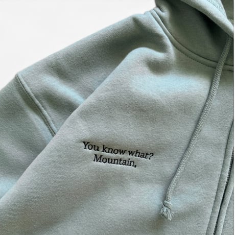 Color at Against Originals /  Mood Full Zip Hoodie / pistàcchio