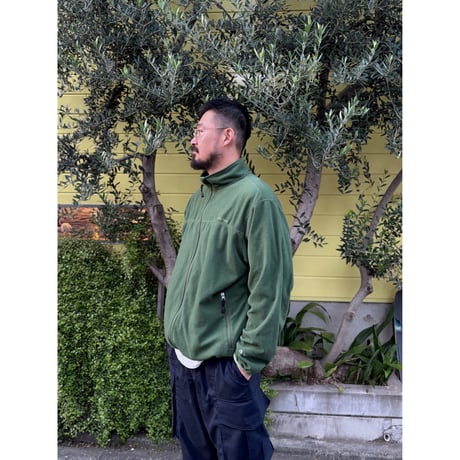 L.L.Bean / Full Zip POLARTEC Fleece / Green L / Used