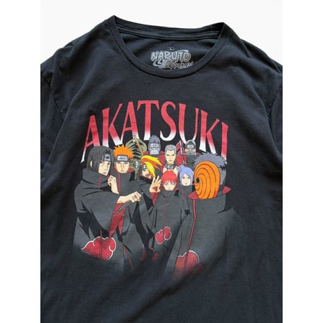 NARUTO / AKATSUKI Tee / Black L / Used