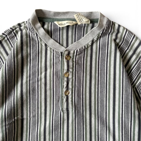 90's Eddie Bauer / Henley Neck LS / L / Used