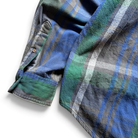 80's Eddie Bauer / Flannel Shirt / XL / Used