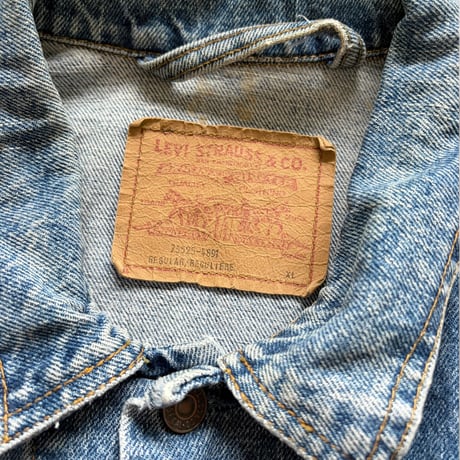 Made in CANADA / Levi's / Denim Jacket / Indigo XL / Used