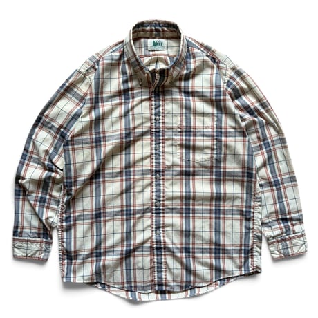 80'S REI / Plaid Field Shirt / M相当 / Used