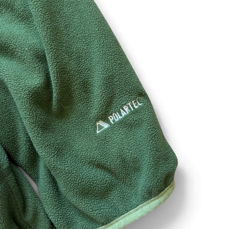 L.L.Bean / Full Zip POLARTEC Fleece / Green L / Used