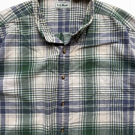 90's L.L.Bean / Plaid Field Shirt / XL / Used