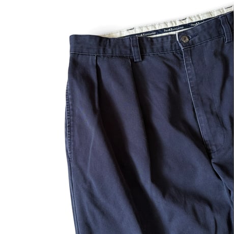 Polo by Ralph Lauren / "ANDREW"2Tuck Chino Length Custom / Navy 36 / Used