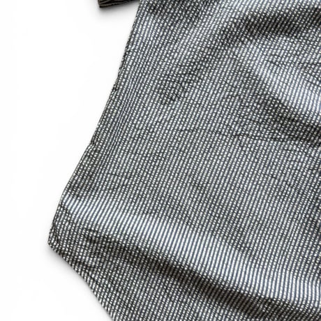 80-90's GAP / Striped Seersucker B.D.Shirt / L / Used