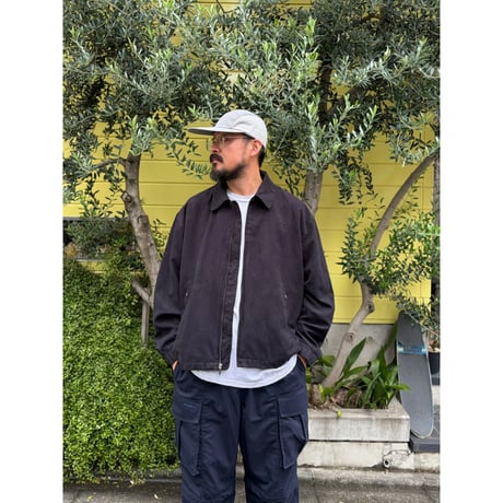 Gary Player / Fake Suede Jacket / Black XL / Used