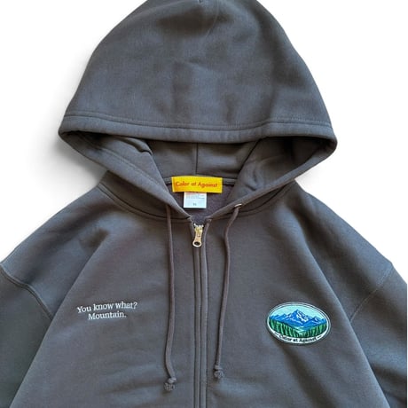 Color at Against Originals /  Mood Full Zip Hoodie / charcoal