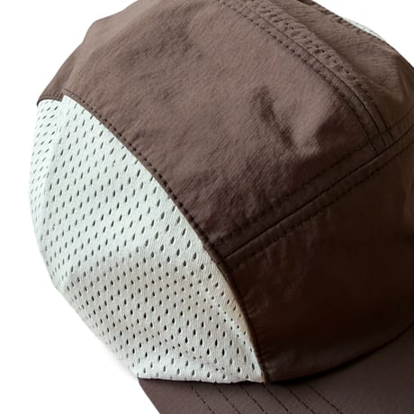 Color at Against Originals / Rip Stop Nylon Long-Bill Cap / Brown