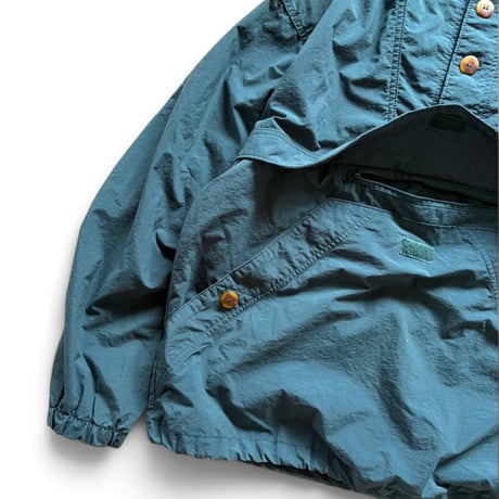 90's Columbia / Buttoned Nylon Anorak / Forest M相当 / Used