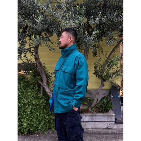 Made in USA / 90's L.L.Bean / North Col. Gore-tex Nylon Jacket / Forest L / Used