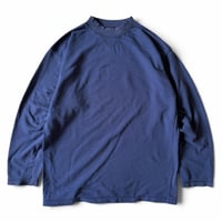 90's GAP / Cotton Striped LS / Navy XL / Used