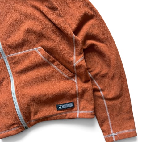 REI / Light Fleece Hoodie / Orange L相当 / Used