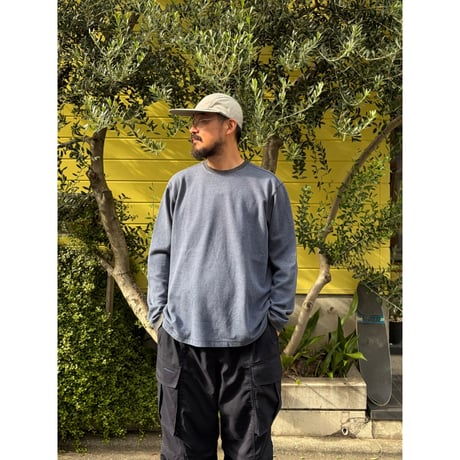 REI / Cotton LS / Navy L / Used
