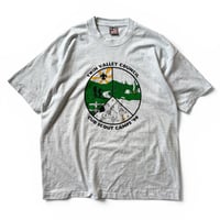 Made in USA / 90's SCOUT CAMP Tee / Ash XL / Used