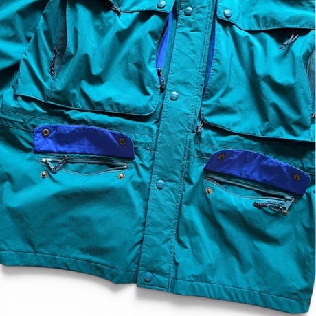 Made in USA / 90's L.L.Bean / North Col. Gore-tex Nylon Jacket / Forest L / Used