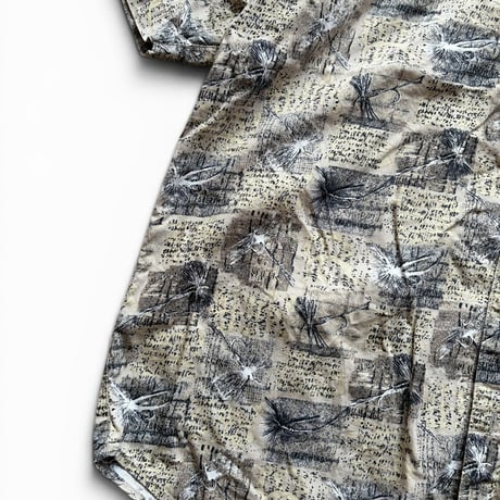 00's Columbia / Fly Patterned Shirt / XL / Used