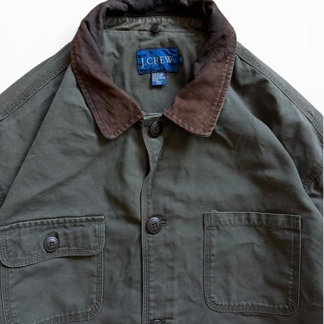 90's J.CREW / Field Jacket / Khaki XL / Used