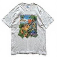 Made in USA / 90's Frog Printed Tee / White L / Used
