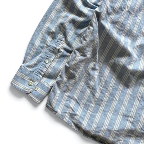 Made in CANADA / 90's GAP / Striped B.D.Shirt / XL / Used