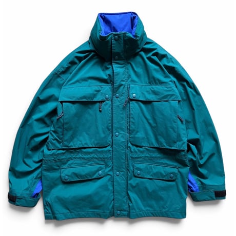 Made in USA / 90's L.L.Bean / North Col. Gore-tex Nylon Jacket / Forest L / Used