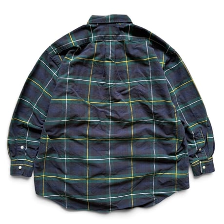 Ralph Lauren / "BIG SHIRT" Plaid B.D.Shirt / L / Used