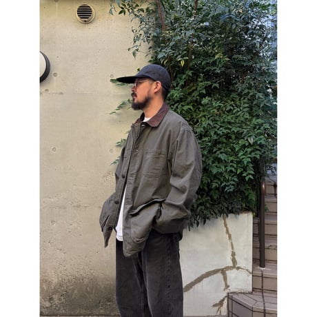 90's J.CREW / Field Jacket / Khaki XL / Used