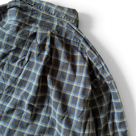Ralph Lauren / "BLAKE" Plaid B.D.Shirt / L / Used