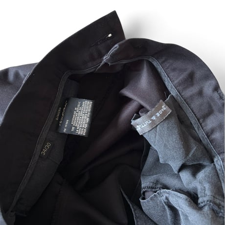 PAGE & TUTTLE / 2Tuck Slacks / Black 34 / Used