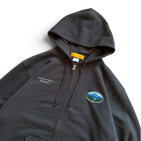 Color at Against Originals /  Mood Full Zip Hoodie / charcoal