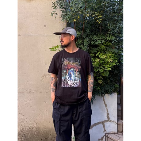 呪術廻戦 Tee / Black XL / Used