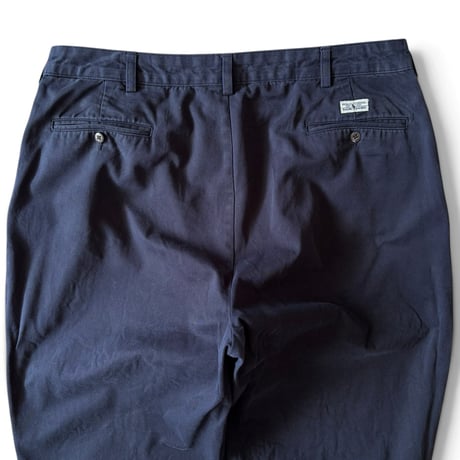 Polo by Ralph Lauren / "HAMMOND"2Tuck Chino Length Custom / Navy 38 / Used