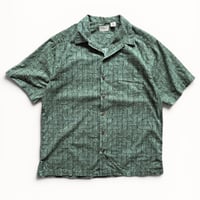 L.L.Bean / Open Collared Shirt / Khaki M / Used