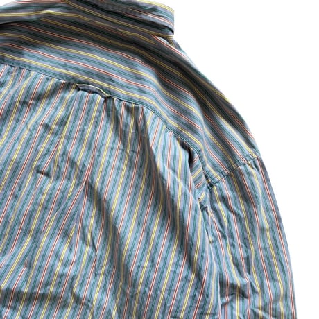 90's GAP / Striped B.D.Shirt / XL / Used
